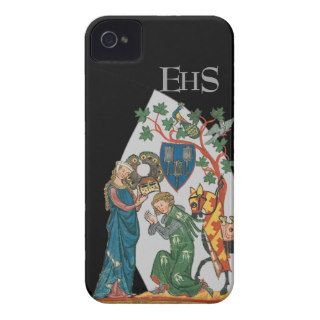 Medieval Chivalry and Love, 13th Century Case Mate iPhone 4 Case