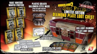 Borderlands 2 Swag filled Limited Edition Diamond Plate Loot Chest