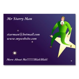 Reaching The Stars Business Card Template