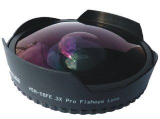 Hercules 58mm .3X Ultra Fisheye Death Lens for Professional Video Camcorders  Camera Lenses  Camera & Photo