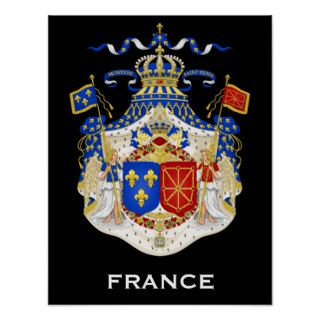 Kingdom of France Coat of Arms Poster