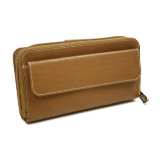 Piel Leather Small Leather Goods Ladies Multi Compartment Wallet in