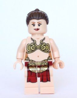 LEGO Star Wars Princess Leia Minifig Minifigure in Jabba Slave Outfit Toys & Games