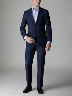 Wool & Mohair Double Pinstripe Suit by Paul Smith