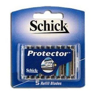 Schick Protector Refill Cartridges 5 in a Pack (Pack of 12) 60 Blades Total Health & Personal Care