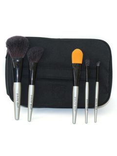 Makeup Brush Set 5 Brushes + Travel Case by Paula Dorf