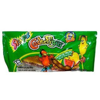 Slaps Cachepigiui Tropical Fruits 15 Pieces (5pack)  Suckers And Lollipops  Grocery & Gourmet Food