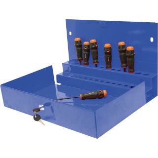 Homak Locking Tool Organizer for 27in. Homak Pro Tool Cabinet — Blue, Model# BL08002601  Tool Chests