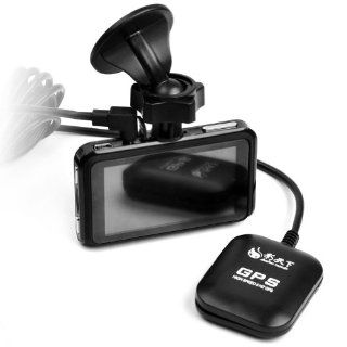 E PRANCE GT680W Advanced WDR Car Dashboard Camera With 140 Degree Lens + GPS Logger + FULL HD 1080P + Super Night Vision + G sensor Automotive