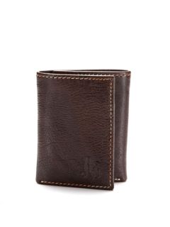 Browne Leather Wallet by Robert Graham Accessories