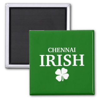 Proud Custom Chennai Irish City T Shirt Refrigerator Magnets
