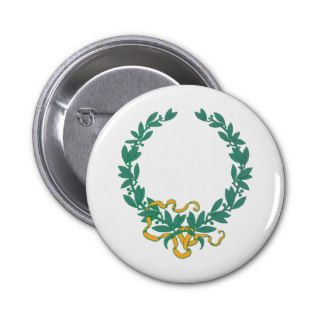 laurel ring laurel wreath button