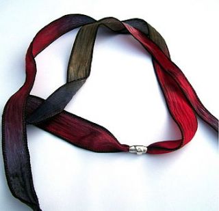personalised artist silk wrap bracelet by claire gerrard designs