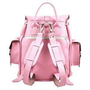 Grafea Pink Lemonade Medium Leather Rucksack   Pink      Womens Accessories