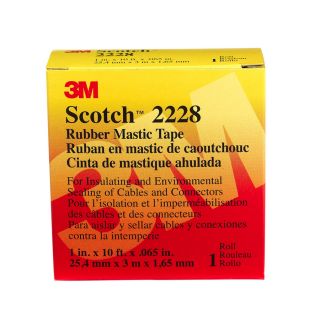 Scotch 1 in x 10 ft Professional Mastic Electrical Tape