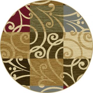 Lagoon Multi Transitional Area Rug (53 Round)