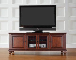 Shop Crosley Furniture Cambridge 60 Inch Low Profile TV Stand, Vintage Mahogany at the  Furniture Store. Find the latest styles with the lowest prices from Crosley Furniture