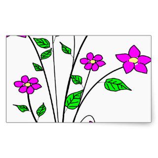 Clipart Flowers 1 Sticker
