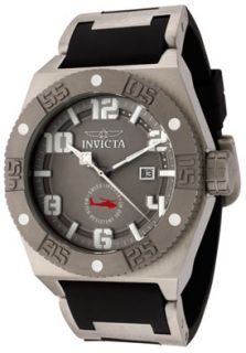Invicta 0322  Watches,Mens I Force Black Dial Grey Polyurethane & Stainless Steel, Casual Invicta Quartz Watches
