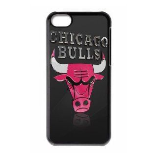 Custom Chicago Bulls New Back Cover Case for iPhone 5C CLR688 Cell Phones & Accessories
