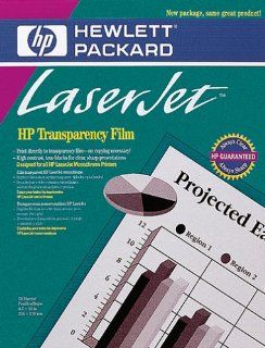 Hewlett Packard Transparency Film Letter A Size For HP Laser Printers 50 Pack