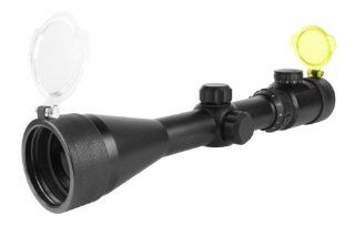 AIM Sports 3 12X50 Rangefinder Dual Illuminated Weaver/Picatinny Airsoft Gun Scope  Sports & Outdoors