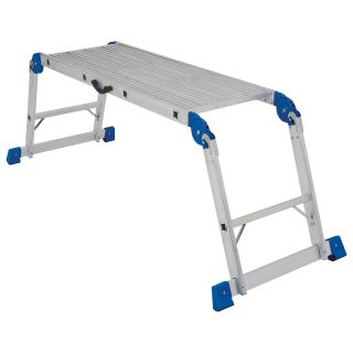 LITE Industrial Aluminum Work Deck — 48in.L x 18in.W,  1,000-Lb. Capacity, Model# LP-2021  Folding Platforms