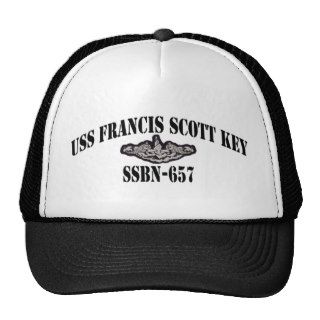 USS FRANCIS SCOTT KEY (SSBN 657) MESH HATS