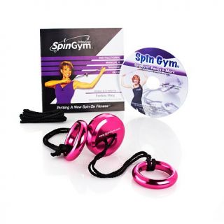 Forbes Riley SpinGym® Upper Body Shaper with Workout DVD   Pink