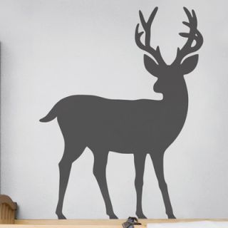 ADZif Piccolo Deer Wall Sticker P0321R Color Dark Grey / Grey