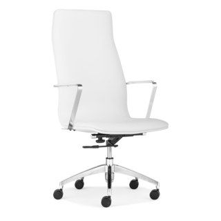 Herald White High Back Office Chair