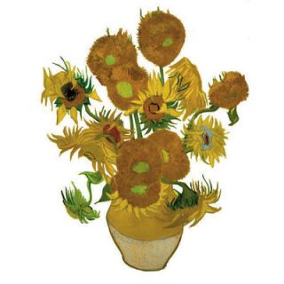 Oots Flat Flowers Greetings Van Gogh in Sunflowers FFG 017