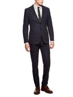 Tonal Herringbone Suit by Belvest