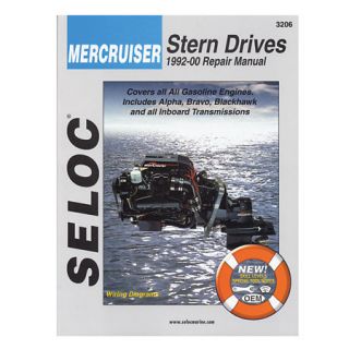 Seloc Marine Stern Drive  Inboard Repair Manual for Mercruiser 92   00 87691