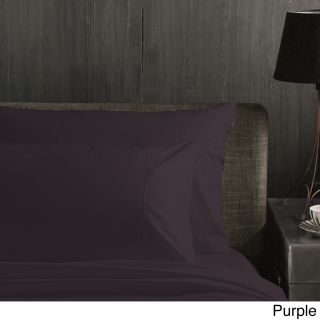 Ienjoy Bedding Ultra fine Weave Combed Easy Care 4 piece Sheet Set Purple Size Twin