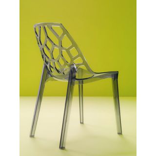Bontempi Casa Spider Side Chair 04.97 Finish Transparent Smoked Grey