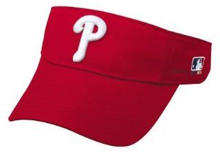 Philadelphia Phillies VISOR Officially Licensed MLB Adjustable Velcro Baseball Cap/Hat Visors  Sports Fan Visors  Sports & Outdoors