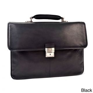Tony Perotti Verona Triple Compartment Italian Leather Briefcase