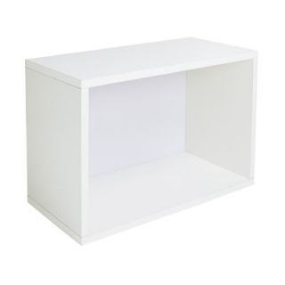 Way Basics Eco Friendly Rectangle Plus Storage Unit BS 285 580 390 Finish White