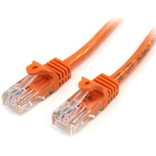 StarTech 7 ft Orange Snagless Cat5e UTP Patch Cable Startech Cables & Tools