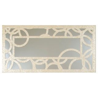 Selections By Chaumont Concentric Circles Pearl Capiz Decorative Mirror