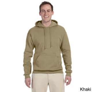 Jerzees Mens 50/50 8 ounce Nublend Fleece Hooded Sweatshirt Khaki Size XXL