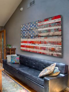 American Dream (Reclaimed Wood) by Parvez Taj