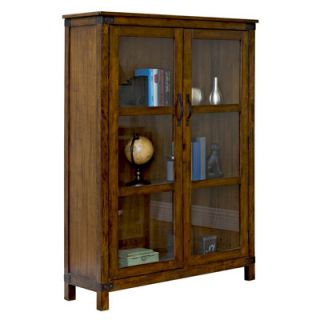 Martin Home Furnishings Point Reyes Wood Bookcase / Display with Glass