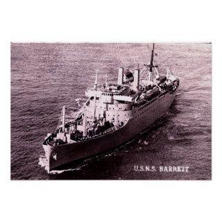 USNS Barrett Posters