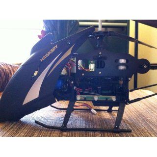 Remote control Helicopter with Gyro and Spycamera  3.5ch Hawkspy LT 711 Black Toys & Games