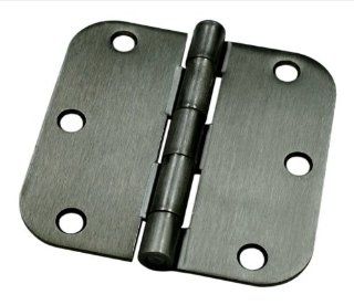 Deltana S35R515A Steel Hinge 3 1/2"x 3 1/2"x5/8" Radius US15A Pewter finish Health & Personal Care