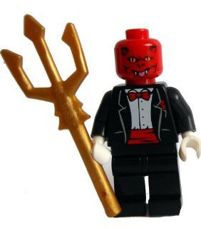 Lego Devil & Pitchfork (Very Rare) Minifigure Toys & Games