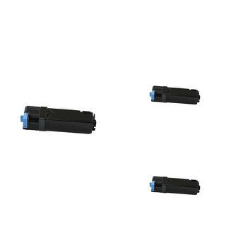 Basacc Black Cartridge Set Compatible With Dell 1320 (pack Of 3)