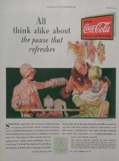 Vintage Coke Memorabilia Original Coca Cola Collectable Magazine Advertisement  Other Products  